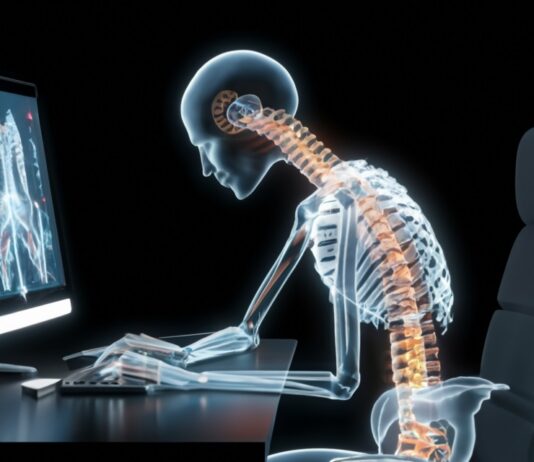 컴퓨터 작업 중 목과 척추의 나쁜 자세, 이미지와 골격 분석을 통해 분류 가능해져